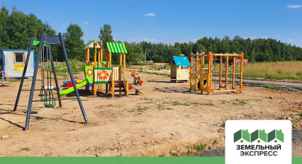 Установка детской площадки в поселке «Calipso Village-2»